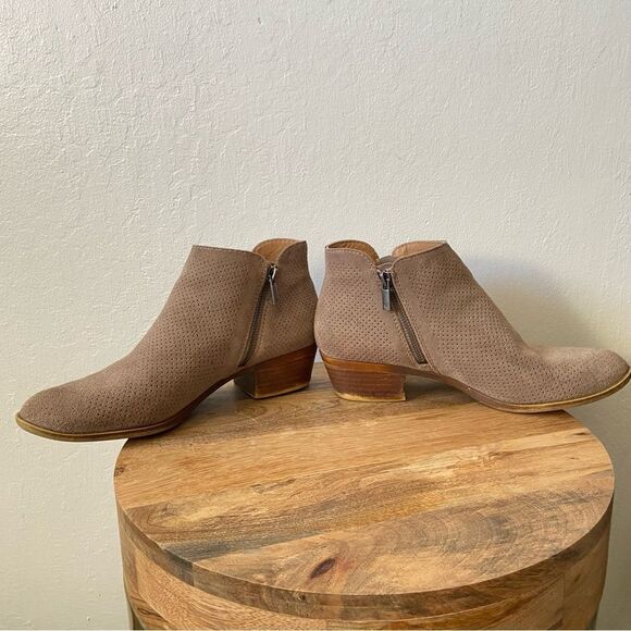 HP!✨Lucky Brand Bayley Suede Perforated Ankle Zip
Booties - Picture 8 of 10
